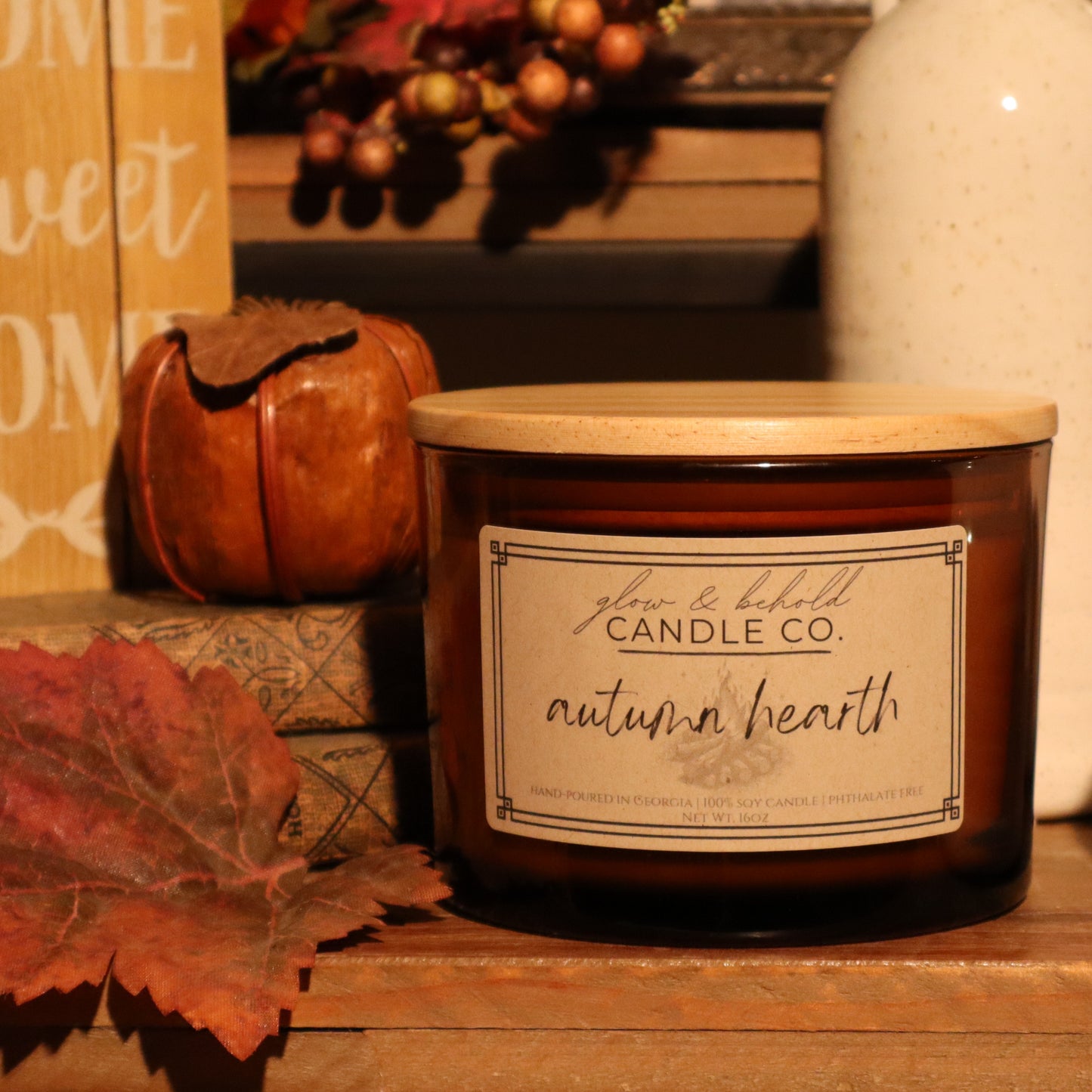 Autumn Hearth Candle