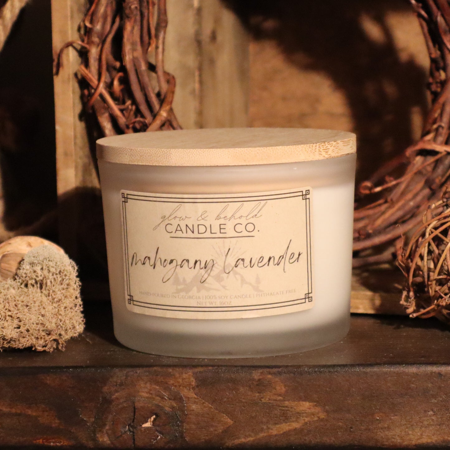 Mahogany Lavender Candle