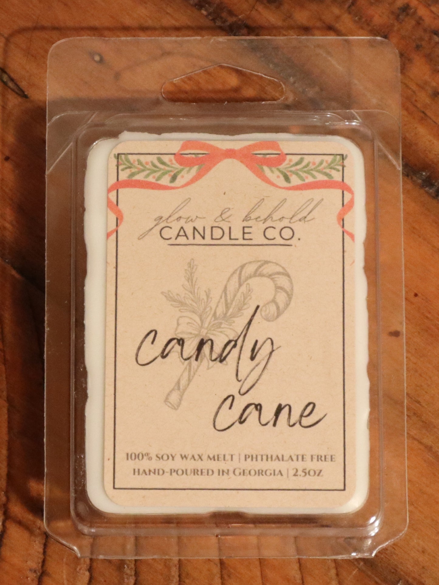 Candy Cane Wax Melt